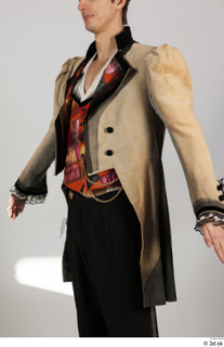  Photos Man in Historical suit 10 18th century Historical clothing jacket upper body 0002.jpg